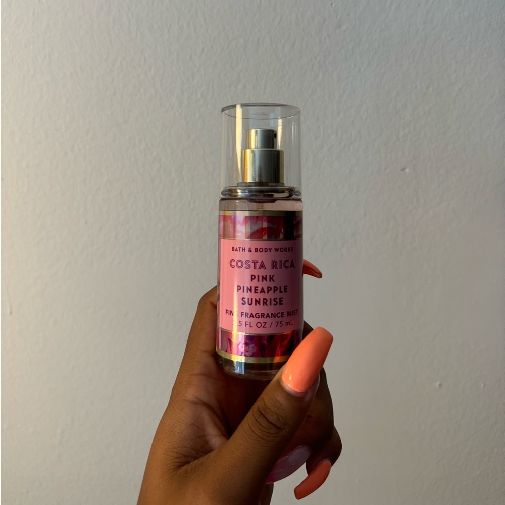 bath and body works pink pineapple sunrise mini mist